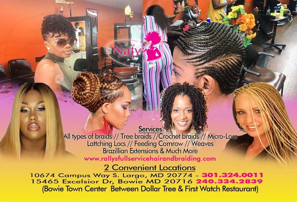Rallys Hair Braiding | 10674 Campus Way S, Greater Upper Marlboro, MD 20774, USA | Phone: (301) 324-0011