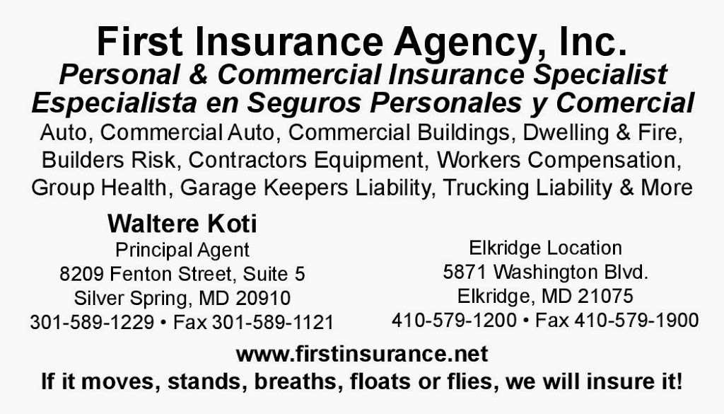 Truckers Insurance & Tag Title Service | 5871 Washington Blvd, Elkridge, MD 21075, USA | Phone: (410) 579-1200