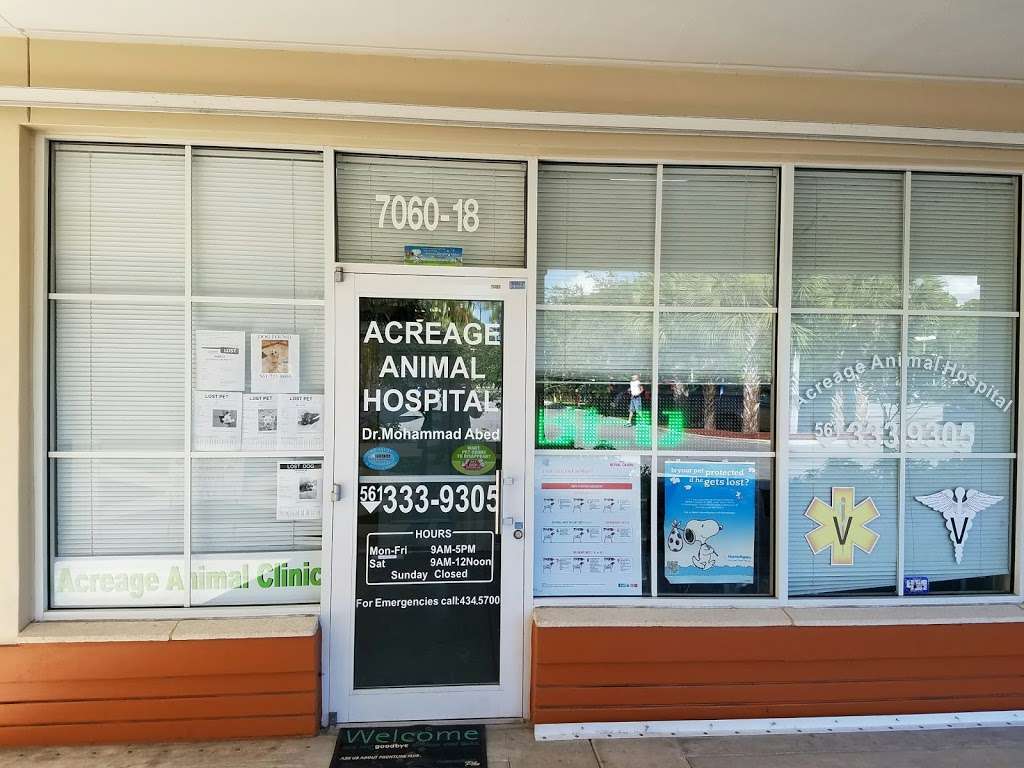 Acreage Animal Clinic | 7060 Seminole Pratt Whitney Rd #18, Loxahatchee, FL 33470 | Phone: (561) 333-9305