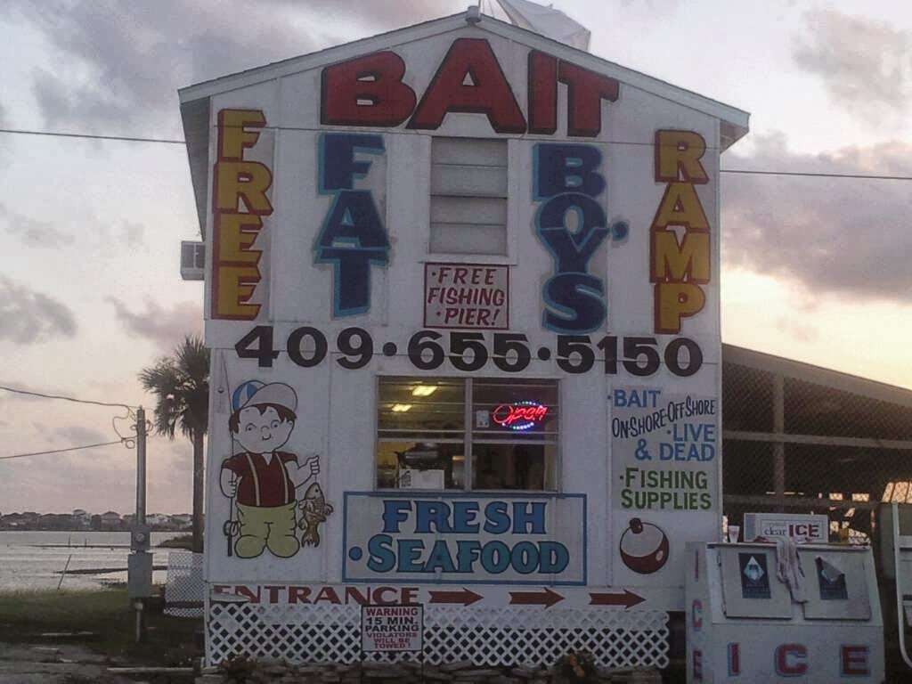 Fat Boys Bait and Tackle | 403 Jones Lake Rd, Galveston, TX 77554, USA | Phone: (409) 655-5150