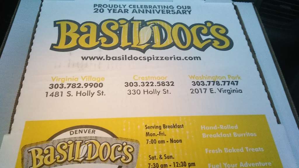 Basil Docs PIZZA & BISTRO | 330 Holly St, Denver, CO 80220, USA | Phone: (303) 322-5832
