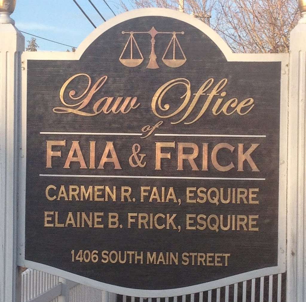 Faia & Frick Law Office | 1406 S Main St, Pleasantville, NJ 08232 | Phone: (609) 646-6908