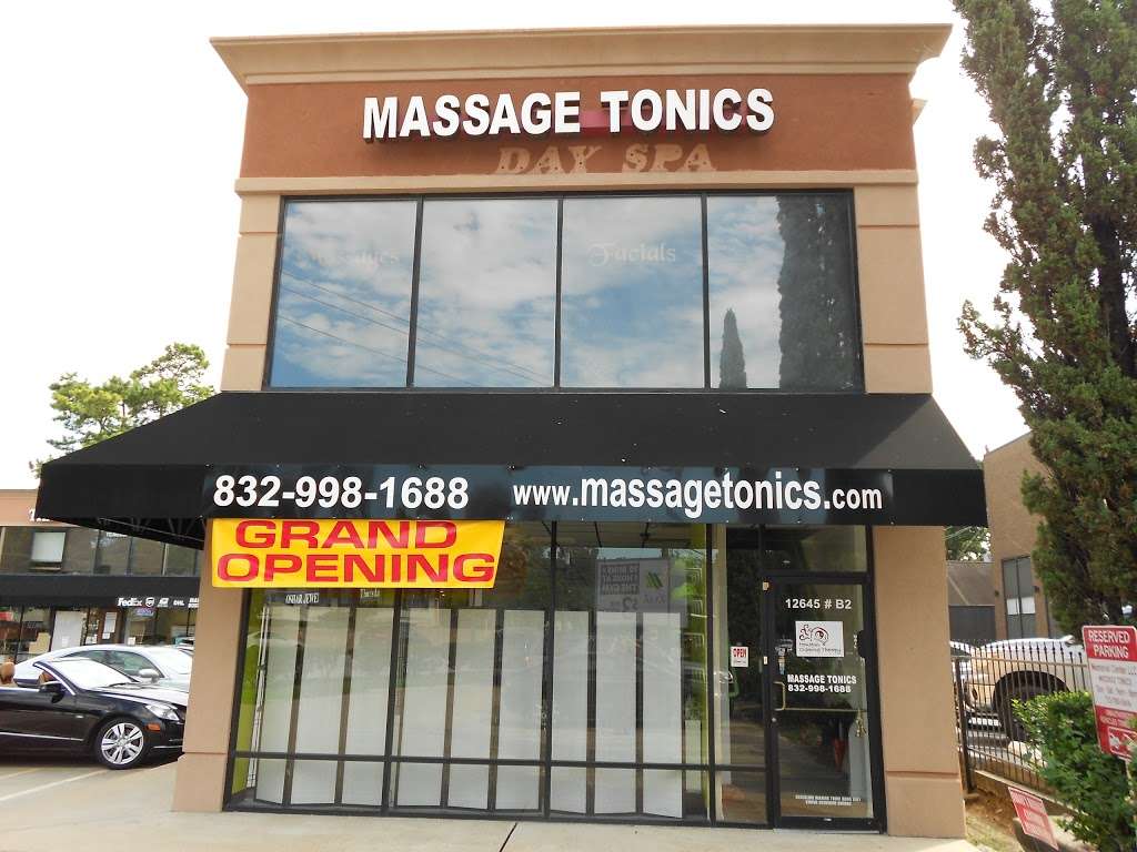 Massage Tonics LLC | 12645 Memorial Dr Suite B2, Houston, TX 77024, USA | Phone: (832) 998-1688