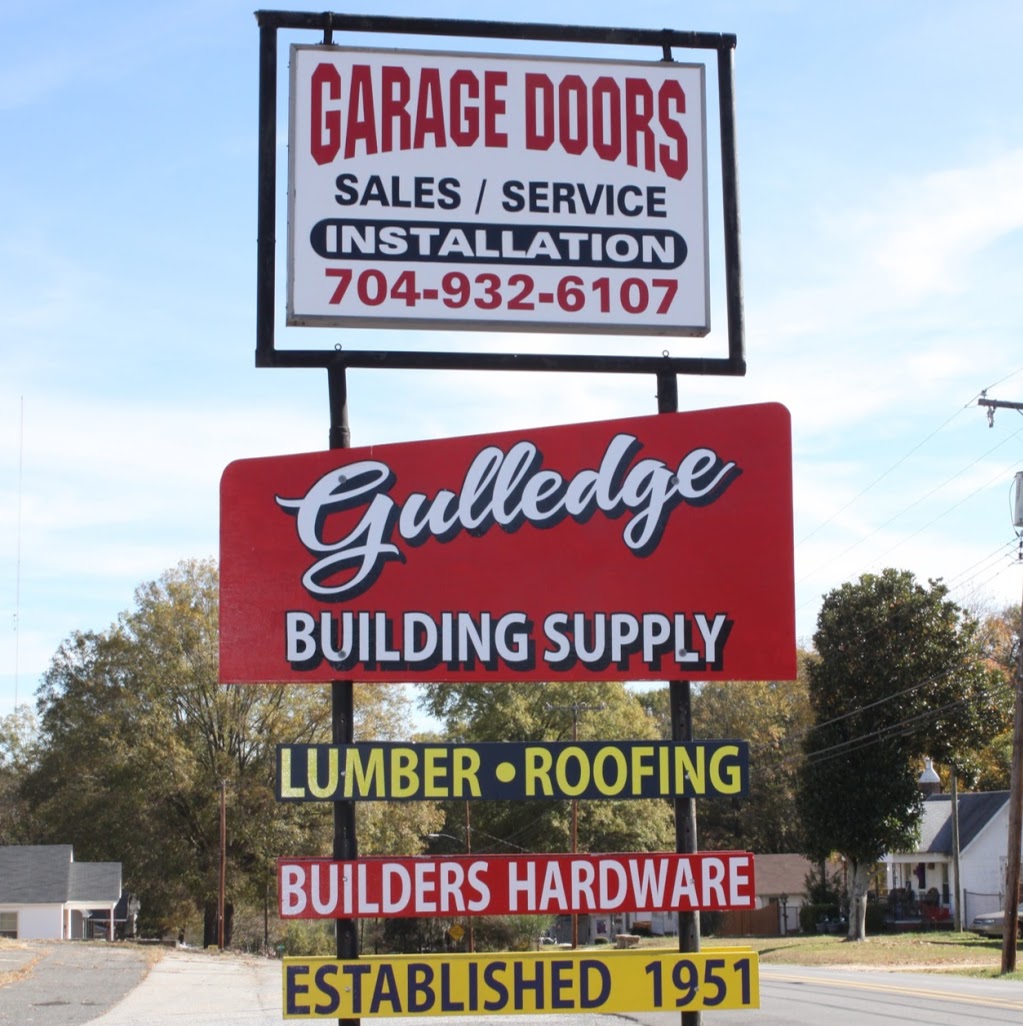 Gulledge Building Supply Co and Garage Doors | 813 Fairview St, Kannapolis, NC 28083, USA | Phone: (704) 932-6107