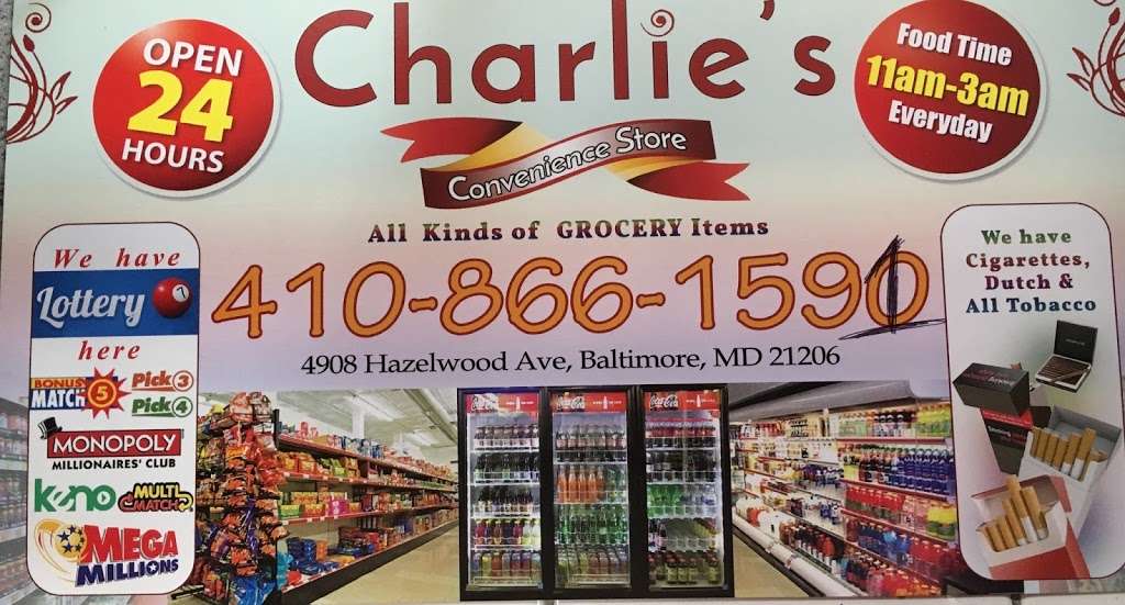 Charlies Convenience | 4908 Hazelwood Ave, Baltimore, MD 21206 | Phone: (410) 866-1591