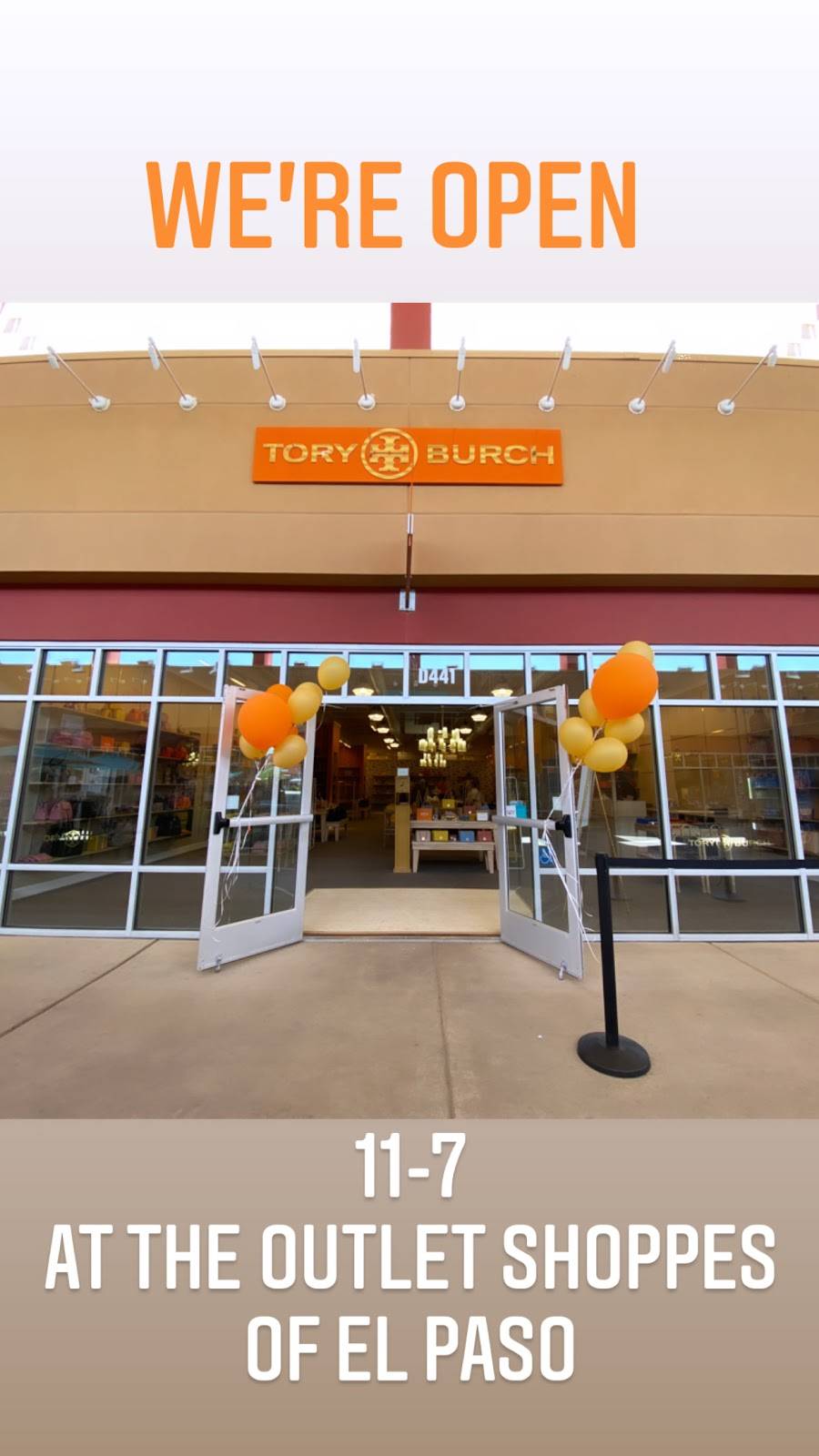 Tory Burch - 7051 S Desert Blvd Sp. D441 THE OUTLET SHOPPES AT, Canutillo,  TX 79835