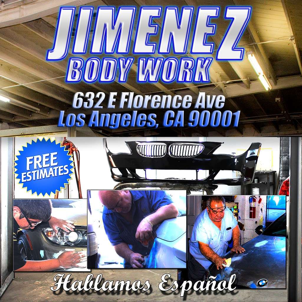 Jimenez Body Work | 632 E Florence Ave, Los Angeles, CA 90001, USA | Phone: (323) 907-5773