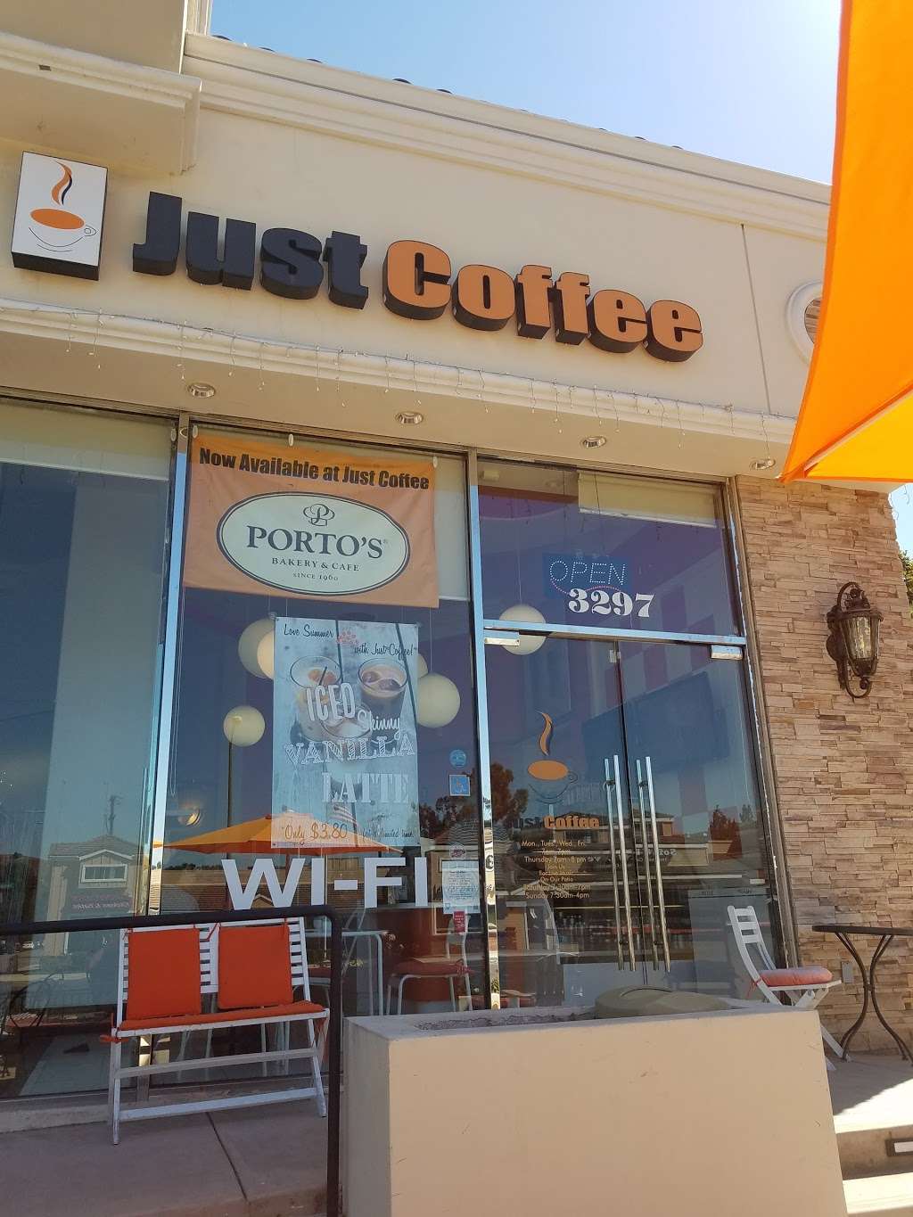 Just Coffee | 3297 Thousand Oaks Blvd, Thousand Oaks, CA 91362, USA | Phone: (805) 387-7003