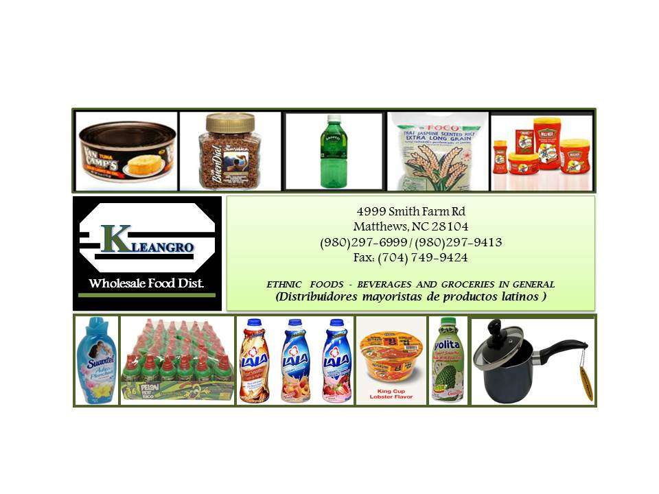 Kleangro Distributors, Llc | 4999 Smith Farm Rd, Matthews, NC 28104, USA | Phone: (980) 297-9413