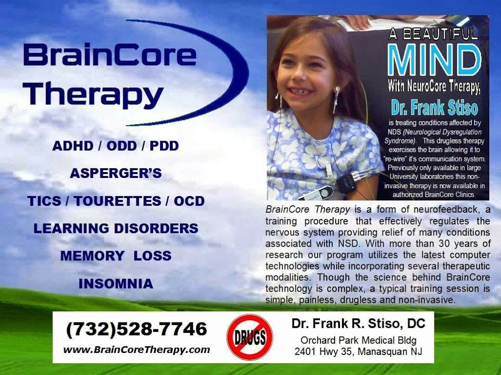 BrainCore Neurofeedback Therapy | 1903 Atlantic Ave, Manasquan, NJ 08736 | Phone: (732) 722-7946