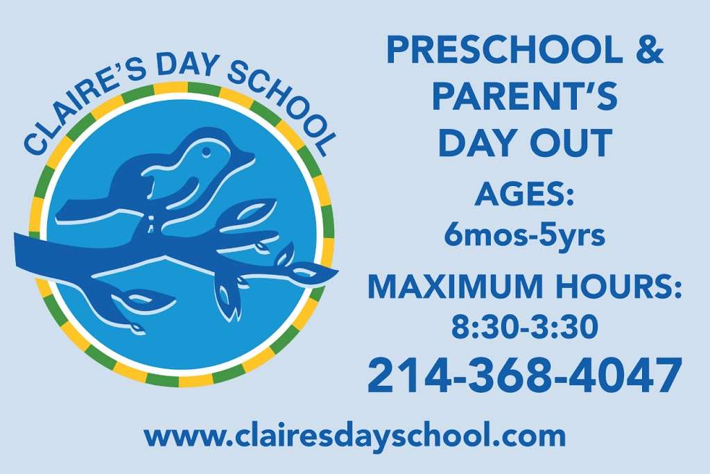Claires Day School | 5608 Northaven Rd, Dallas, TX 75230, USA | Phone: (214) 368-4047