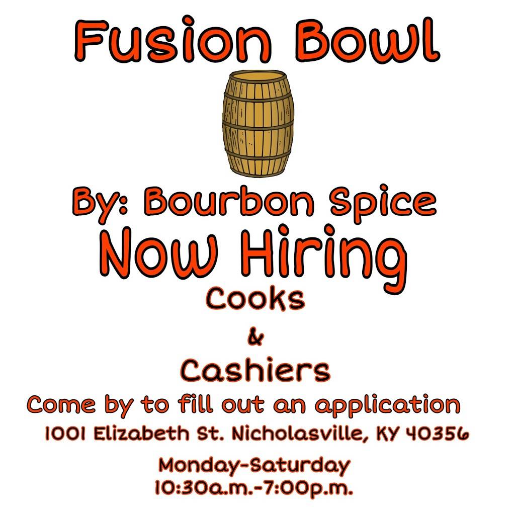 Fusion Bowl By: Bourbon Spice | 1001 Elizabeth St, Nicholasville, KY 40356, USA | Phone: (859) 241-3099