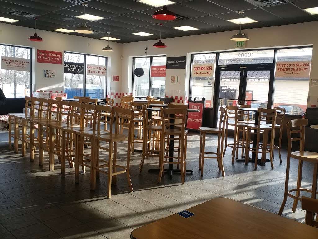 Five Guys | 10902 Boulevard Cir, Owings Mills, MD 21117, USA | Phone: (410) 356-4920