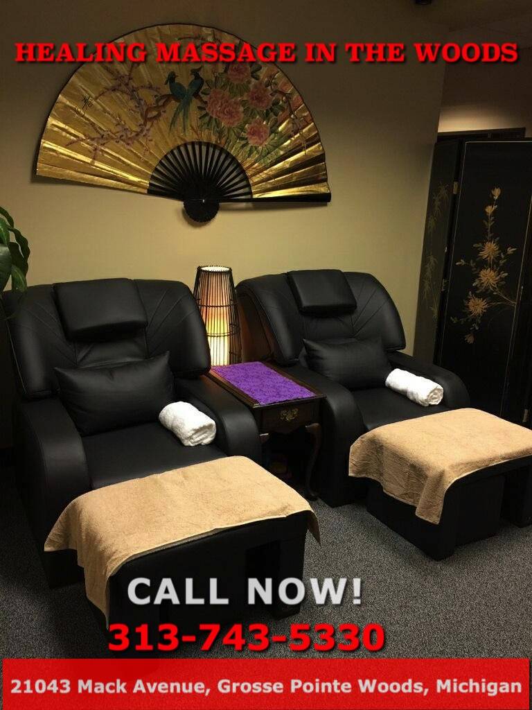 Healing Massage In The Woods | 21043 Mack Ave, Grosse Pointe Woods, MI 48236, United States | Phone: (313) 743-5330