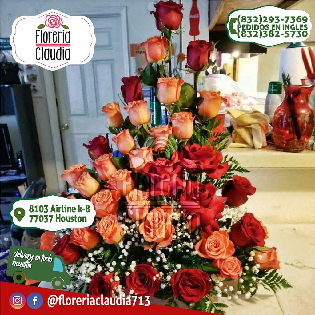 Florería Claudia | 8103 Airline Dr k-8, Houston, TX 77037, USA | Phone: (832) 293-7369