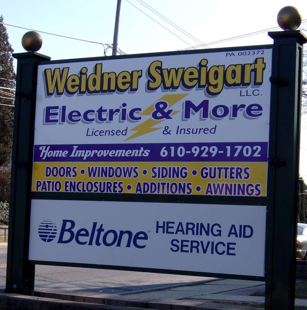 Weidner Sweigart Electric & More, LLC | 3534 Kutztown Rd, Laureldale, PA 19605, USA | Phone: (610) 929-1702