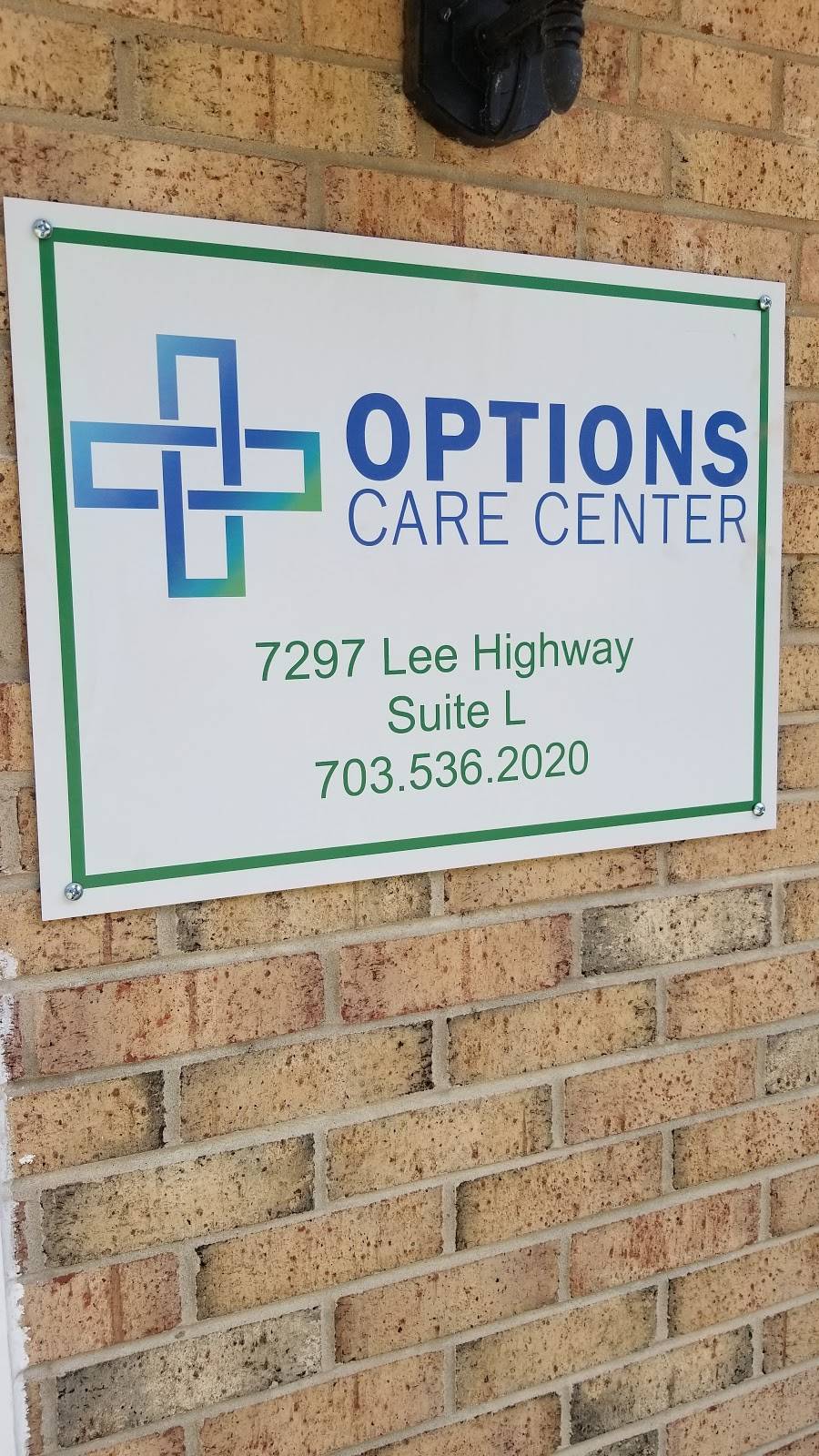 Options Care Center | 7297 Lee Hwy. Suite L, Falls Church, VA 22042, USA | Phone: (703) 536-2020