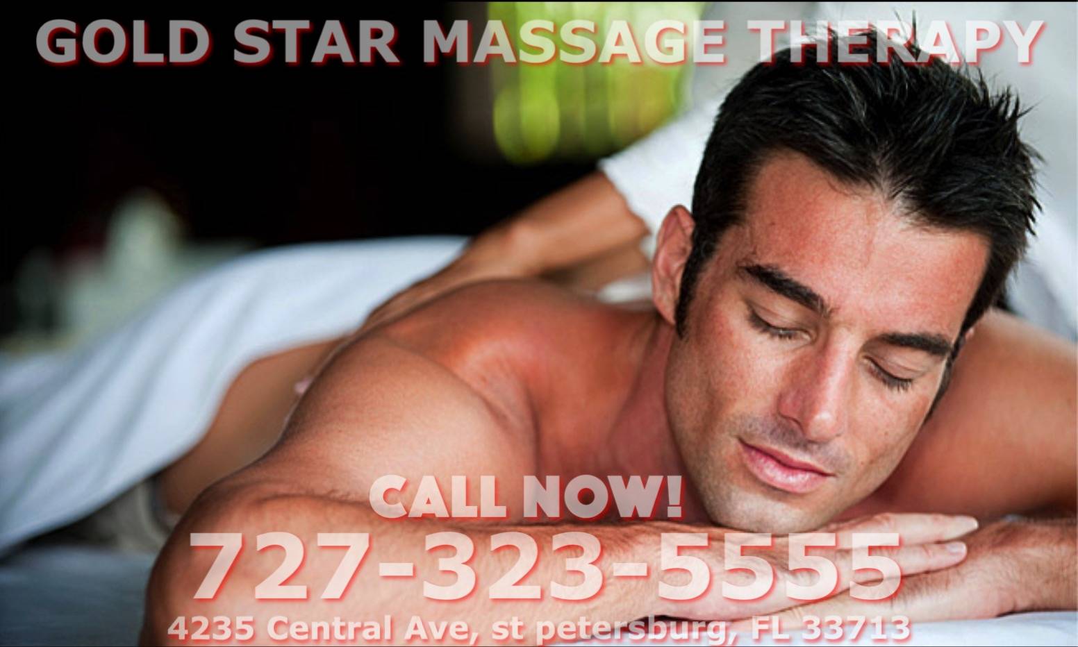 Gold Star Massage Therapy | 4235 Central Avenue St. Petersburg, FL 33713 United States | Phone: 727-323-5555
