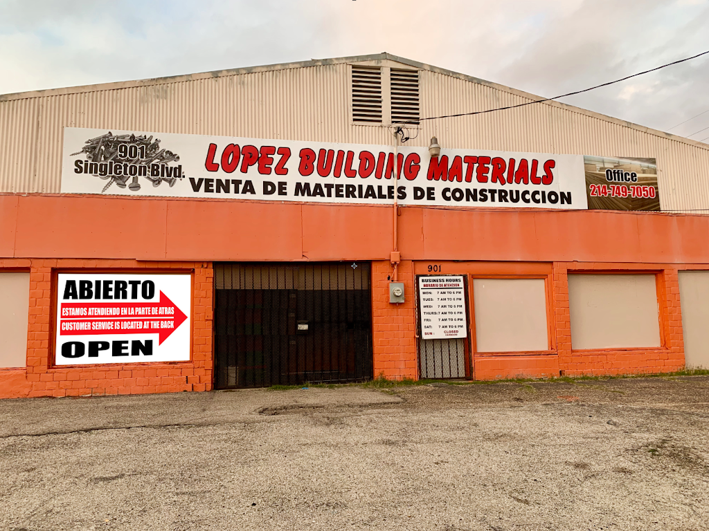 Lopez Building Materials | 901 Singleton Blvd, Dallas, TX 75212, USA | Phone: (214) 749-7050