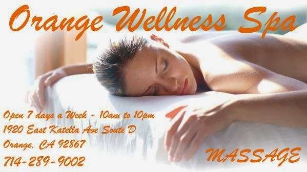 Orange Wellness Spa | 1920 E Katella Ave # D, Orange, CA 92867 | Phone: (714) 289-9002