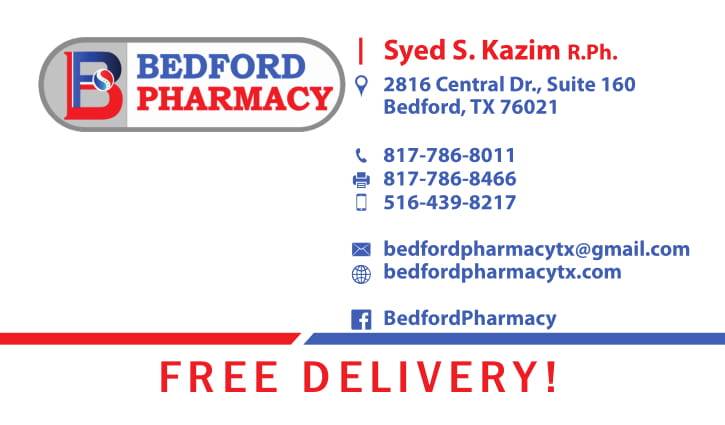 Bedford Pharmacy | 2816 Central Dr SUITE 160, Bedford, TX 76021, USA | Phone: (817) 786-8011