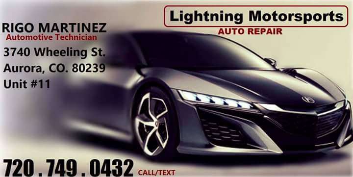 Lightning Motorsports LLC | 3740 Wheeling St Unit 11, Denver, CO 80239 | Phone: (720) 749-0432