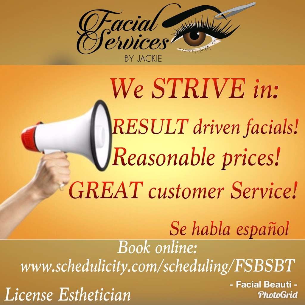 Facial Services by Jackie | 11717 Bauman Rd A, Houston, TX 77076, USA | Phone: (713) 459-9729