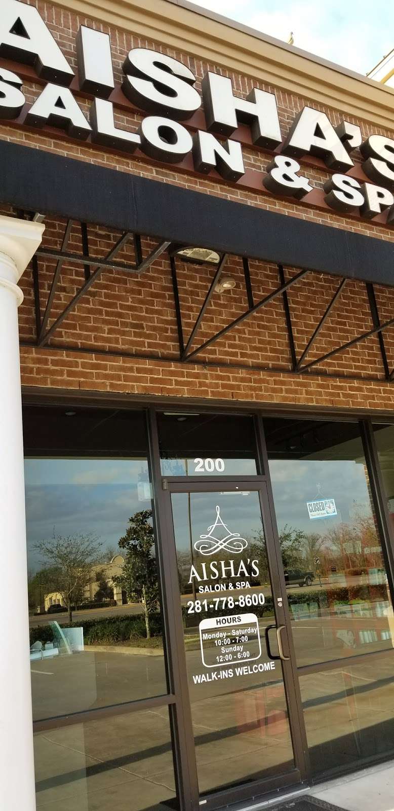Aishas Salon & Spa | 8720 Hwy 6 #200, Missouri City, TX 77459, USA | Phone: (281) 778-8600