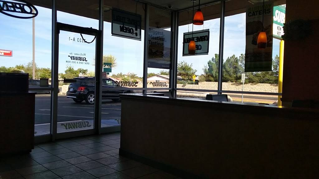 Subway | 3333 N Yarbrough Dr Suite A 1, El Paso, TX 79925, USA | Phone: (915) 633-8494