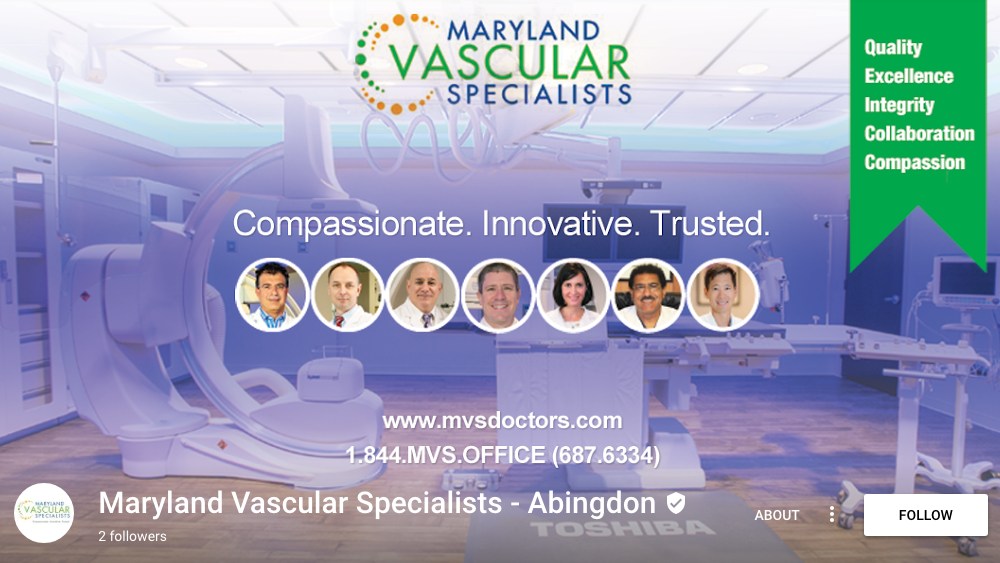 Maryland Vascular Specialists - Abingdon | 3401 Box Hill Corporate Center Dr #204, Abingdon, MD 21009, USA | Phone: (410) 836-8667