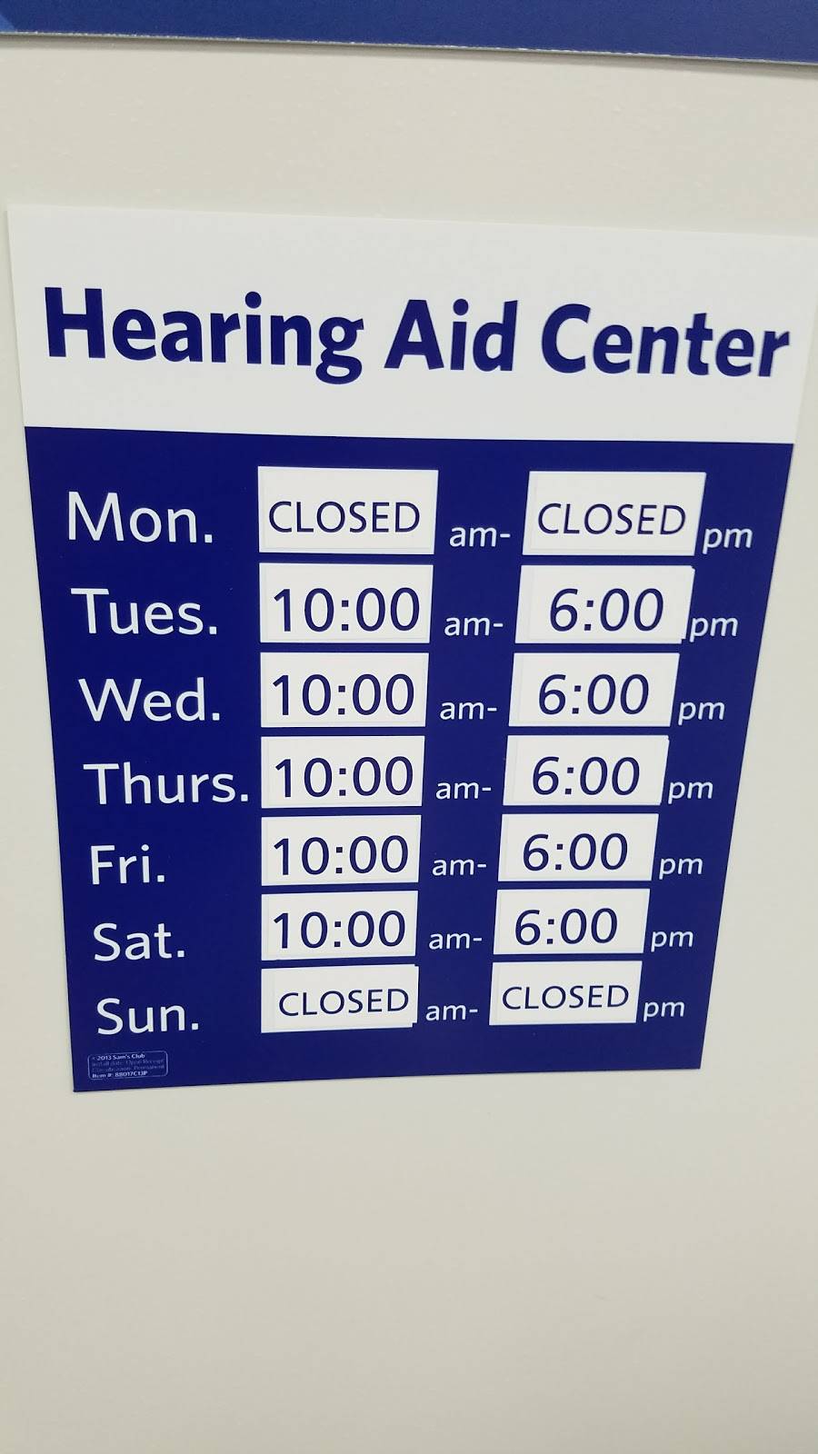 Sams Club Hearing Aid Center | 700 N 54th St, Chandler, AZ 85226, USA | Phone: (480) 893-1555