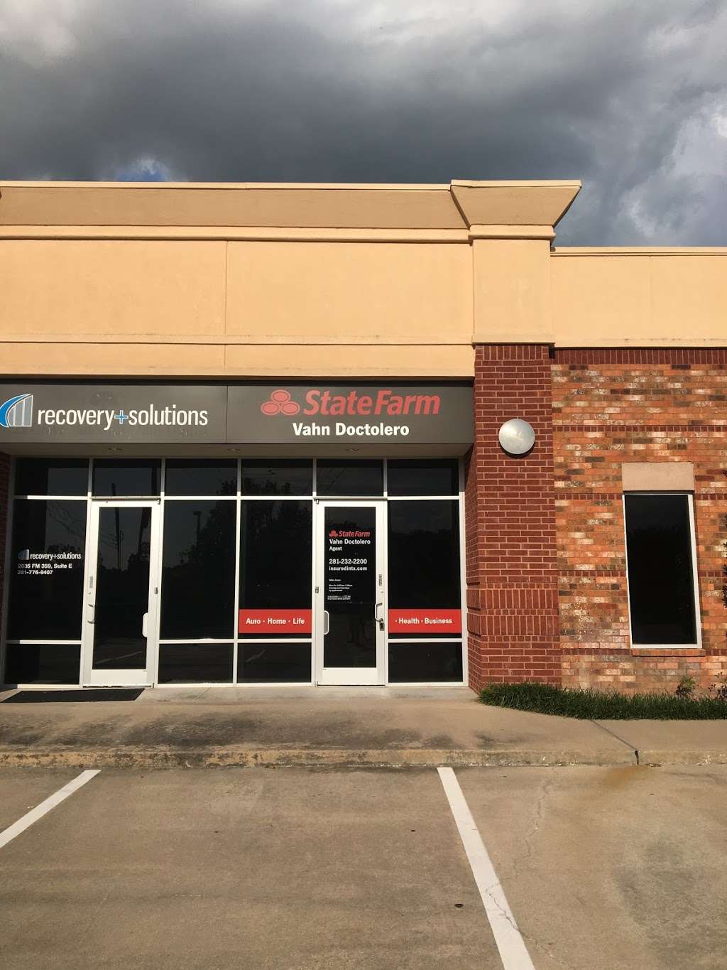 Vahn Doctolero - State Farm Insurance Agent | 2035 Fm 359 Rd, Ste F, Richmond, TX 77406, USA | Phone: (281) 232-2200