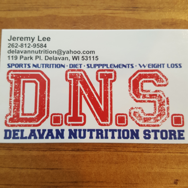 Delavan Nutrition Store | 119 Park Pl, Delavan, WI 53115, USA | Phone: (262) 812-9584