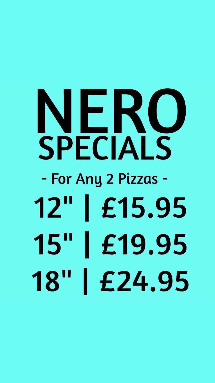 Pizza Nero (Mill Hill) | 649D Watford Way, London NW7 3JR, UK | Phone: 020 8959 3007
