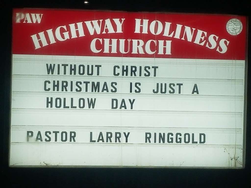 Highway Holiness Church | 511 Edmund St, Aberdeen, MD 21001, USA | Phone: (410) 272-0113