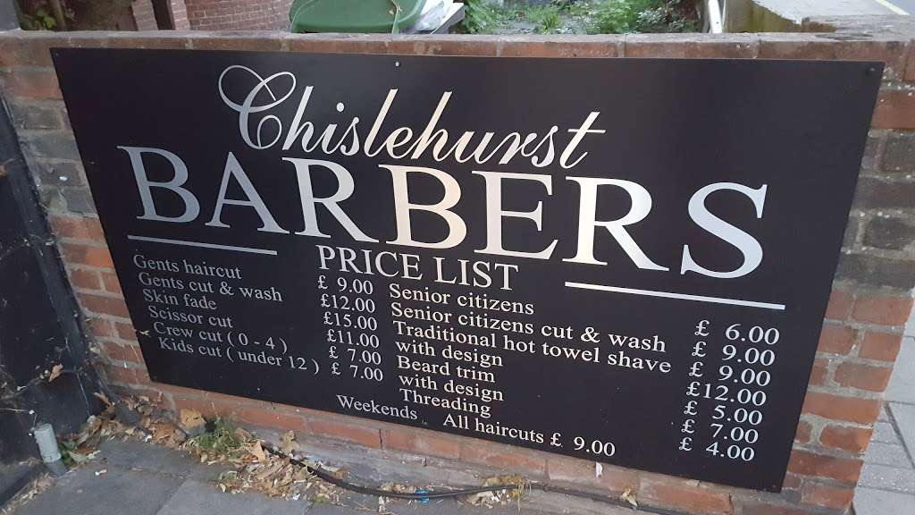 Chislehurst Barbers | 113 High St, Chislehurst BR7 5AG, UK | Phone: 020 8295 5511