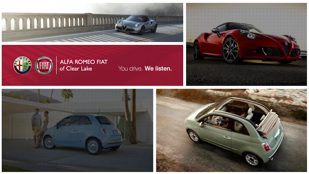 Alfa Romeo of Clear Lake | 15695 Gulf Fwy, Webster, TX 77598, USA | Phone: (281) 677-4300