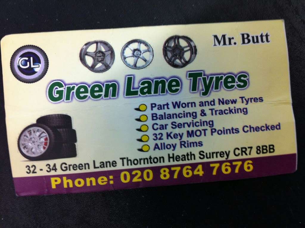 Green Lane Tyres | 32-34 Green Ln, Thornton Heath CR7 8BB, UK | Phone: 020 8764 7676