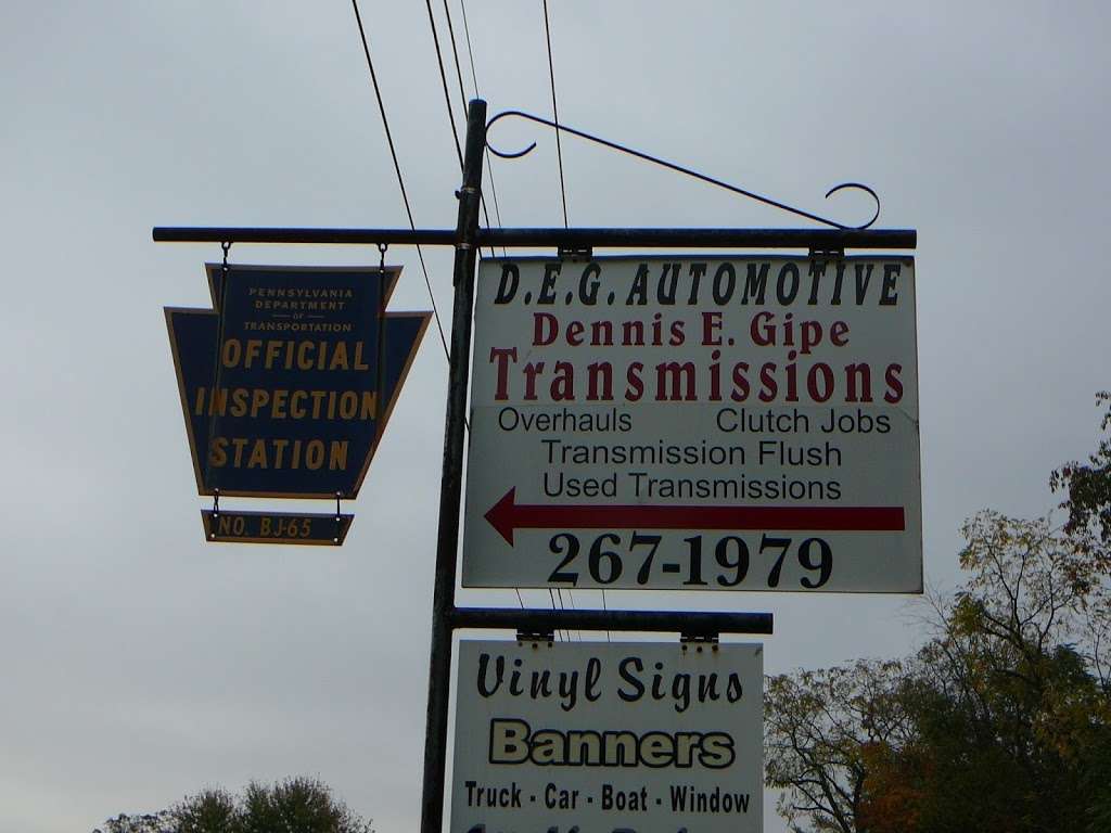 Dennis E Gipe Transmissions | 1585 Sollenberger Rd, Chambersburg, PA 17202 | Phone: (717) 267-1979