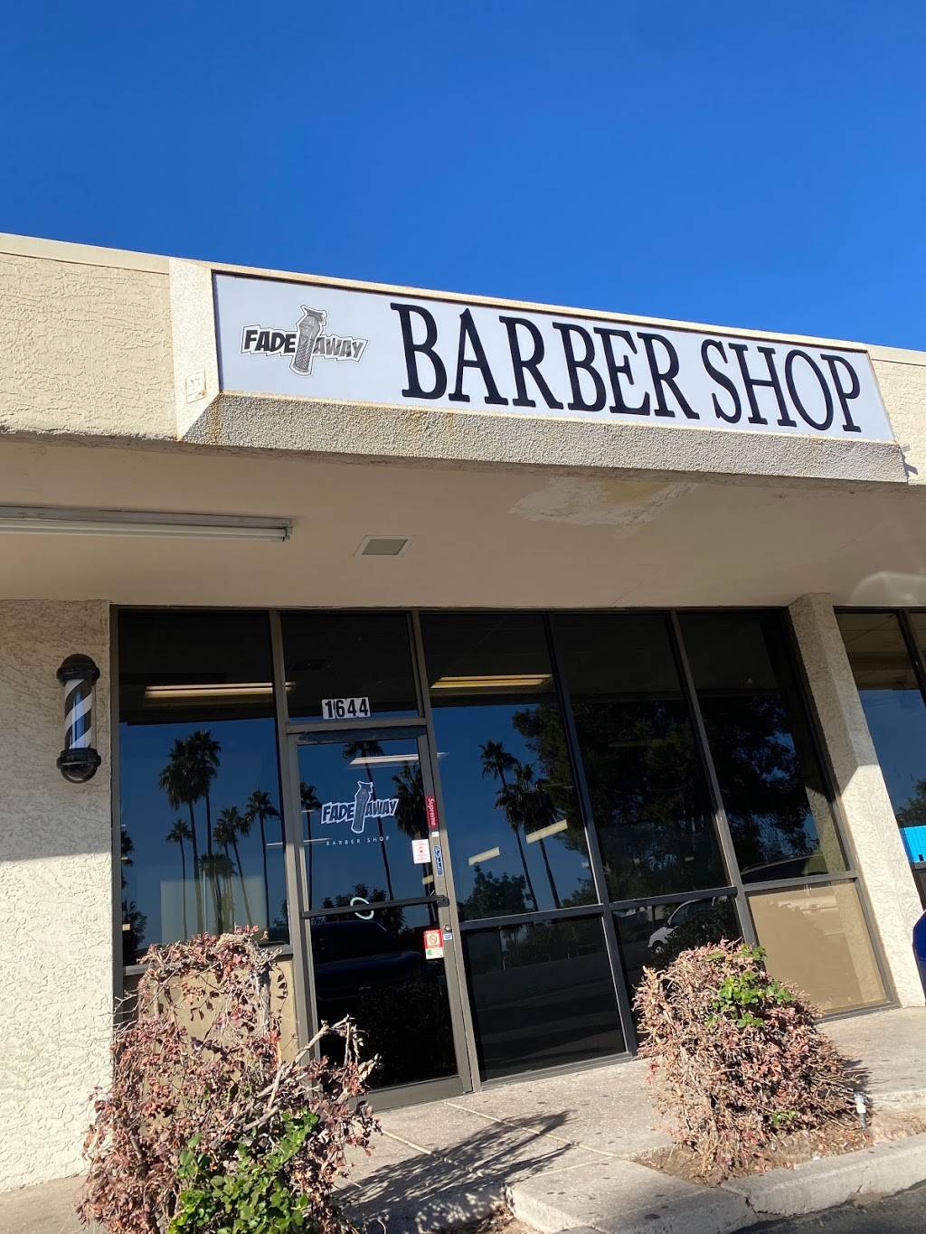 Fade-away barbershop | 1644 N Scottsdale Rd, Tempe, AZ 85281, USA | Phone: (480) 687-5270