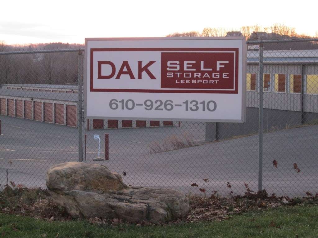 DAK Self Storage, Leesport PA | 25 Peach St, Leesport, PA 19533, USA | Phone: (610) 926-1310