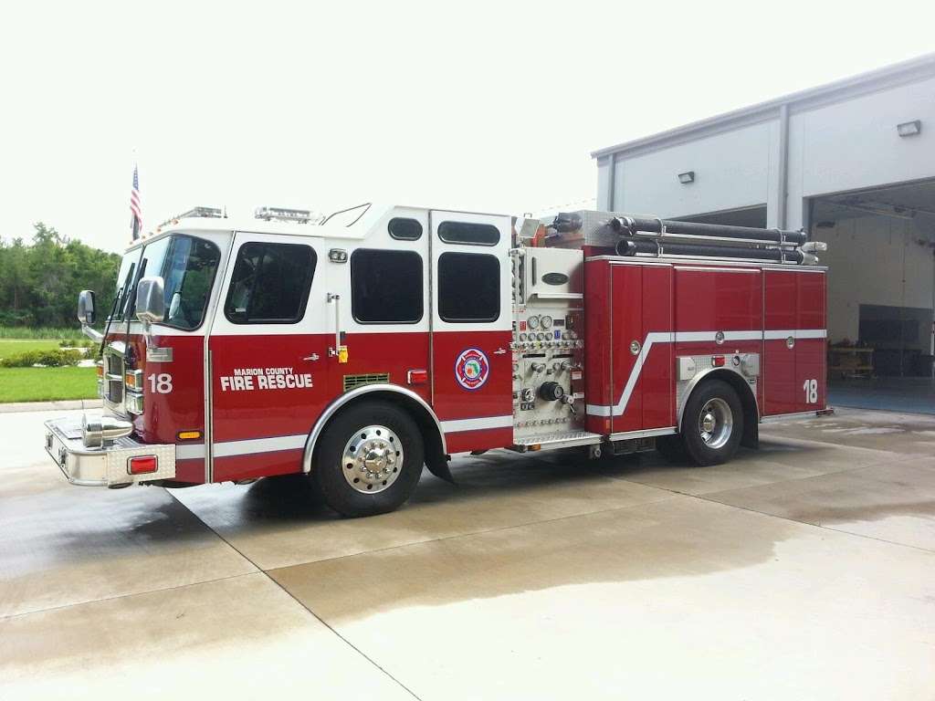 Marion County Fire Rescue Station 18 | 11941 SE 55th Avenue Rd, Belleview, FL 34420, USA | Phone: (352) 291-8000
