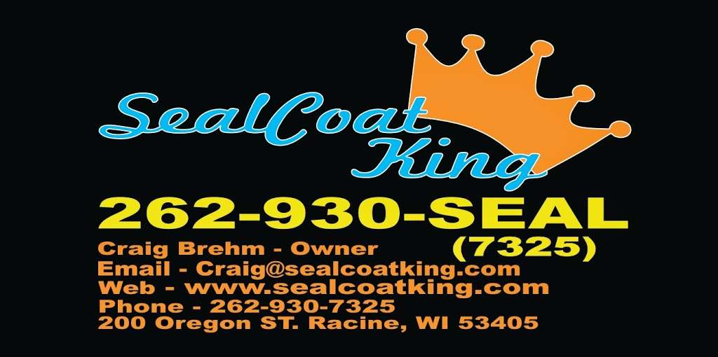 Sealcoat King | 4533 Galway Rd, Racine, WI 53405, USA | Phone: (262) 930-7325