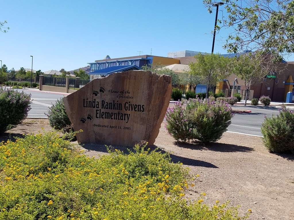 Linda Rankin Givens Elementary School | 655 Park Vista Dr, Las Vegas, NV 89138, USA | Phone: (702) 799-1430