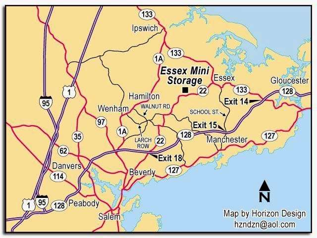 Essex Mini Storage | 221 Western Ave, Essex, MA 01929, USA | Phone: (978) 768-7445