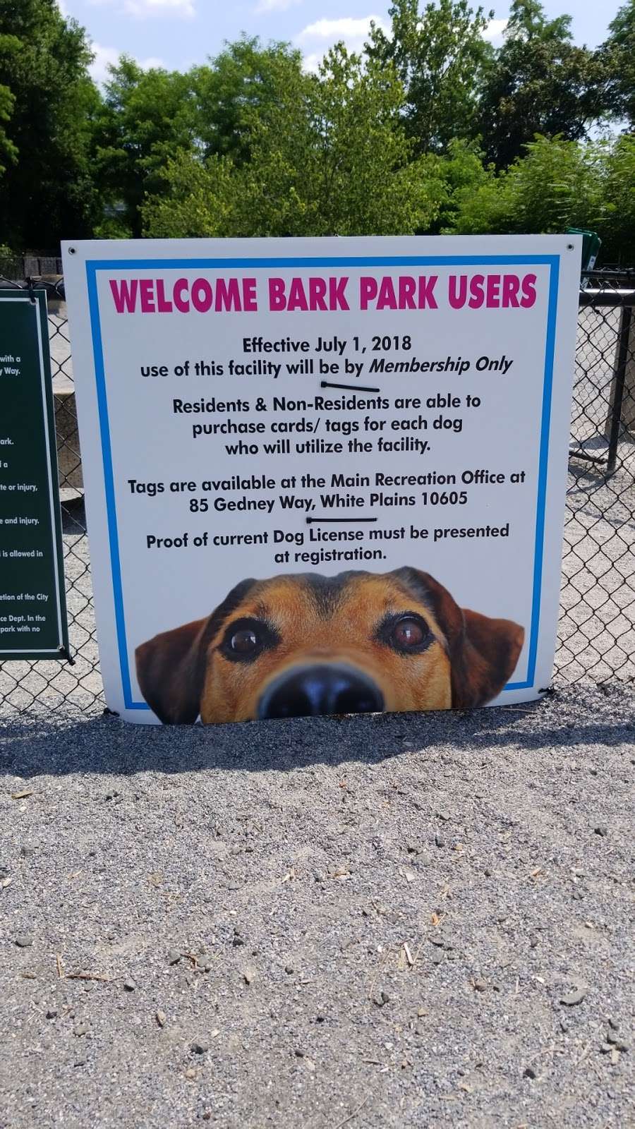 Bark Park - Off-Leash Dog Run | 465 Main St E, White Plains, NY 10604, USA