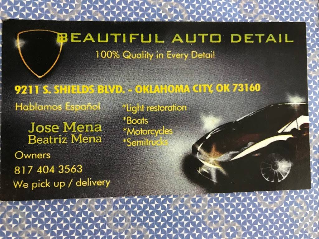 Beautiful auto detail | 1052, 9211 S Shields Blvd #B, Oklahoma City, OK 73160, USA | Phone: (817) 404-3563