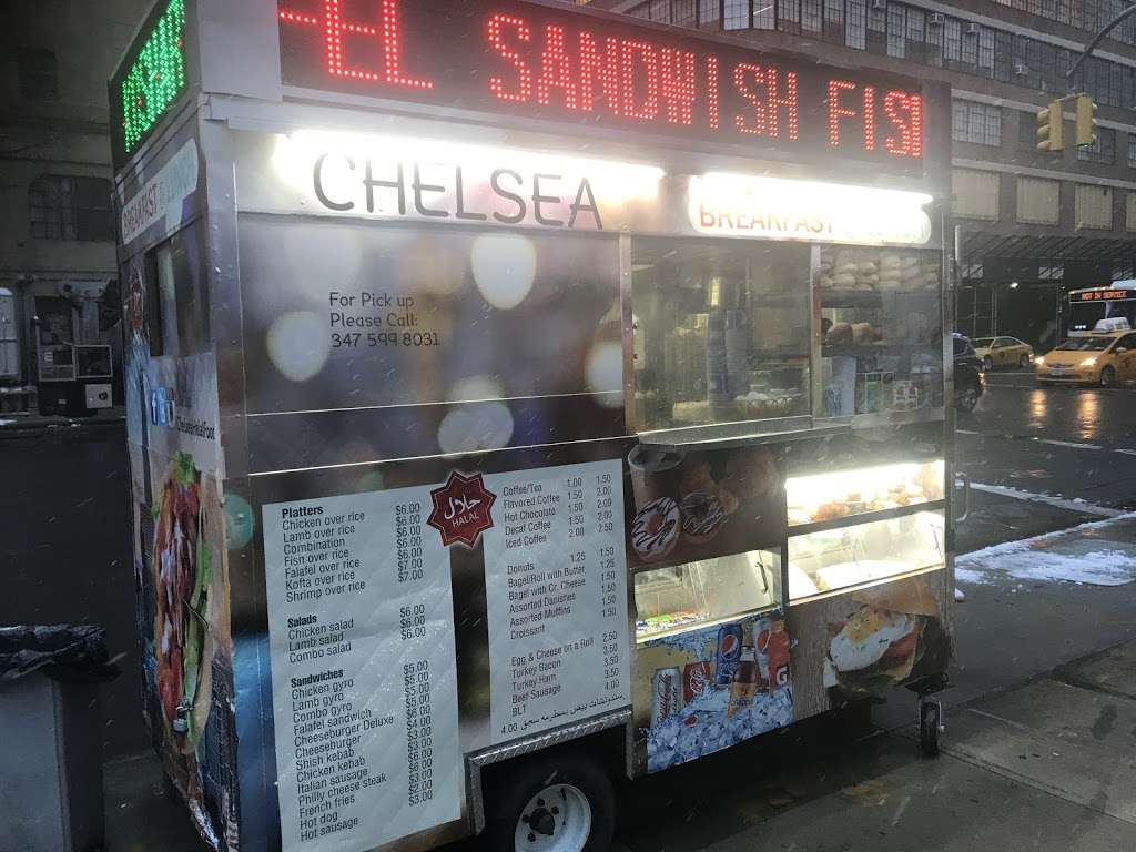 Chelsea halal food | 11th ave, W 26th St, New York, NY 10001, USA | Phone: (347) 599-8031
