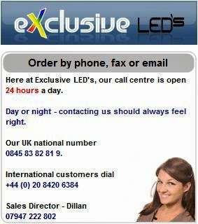 Exclusive LEDs | Stanmore Hill, London HA7 3EB, UK | Phone: 0845 838 2819