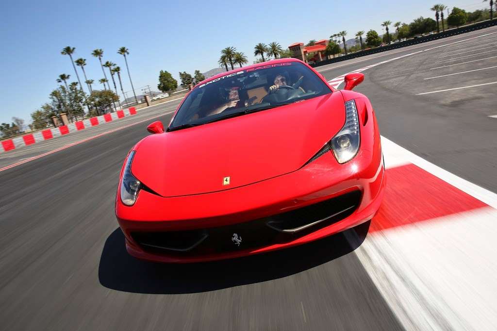 Exotics Racing School Los Angeles | 9300 Cherry Ave, Fontana, CA 92335, USA | Phone: (702) 405-7223